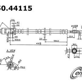 CENTRIC PARTS BRAKE HOSE