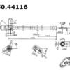 CENTRIC PARTS BRAKE HOSE