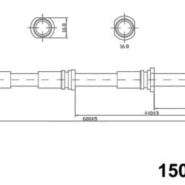 CENTRIC PARTS BRAKE HOSE