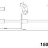 CENTRIC PARTS BRAKE HOSE