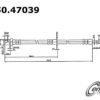 CENTRIC PARTS BRAKE HOSE