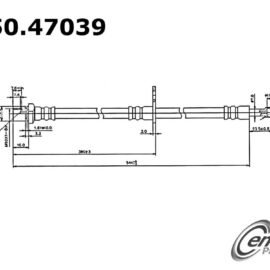 CENTRIC PARTS BRAKE HOSE