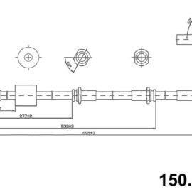 CENTRIC PARTS BRAKE HOSE