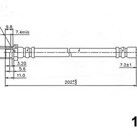 CENTRIC PARTS BRAKE HOSE