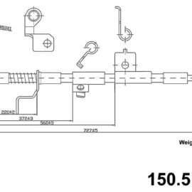 CENTRIC PARTS BRAKE HOSE