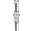 CENTRIC PARTS BRAKE HOSE