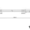 CENTRIC PARTS BRAKE HOSE