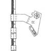CENTRIC PARTS BRAKE HOSE