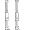 CENTRIC PARTS BRAKE HOSE