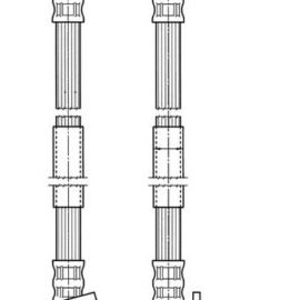 CENTRIC PARTS BRAKE HOSE