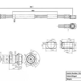 CENTRIC PARTS BRAKE HOSE